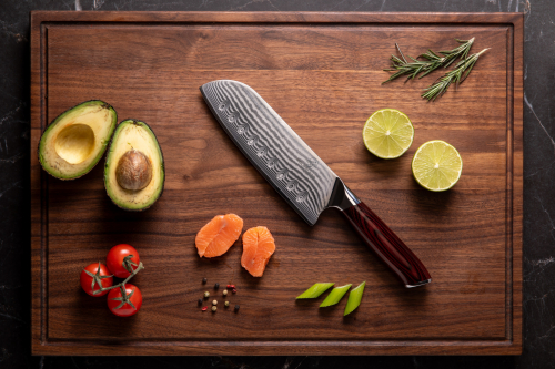 Stealleben Damastmesser Damast Santokumesser Damastküchenmesser Damastmesser-Set Küchenmesser Set